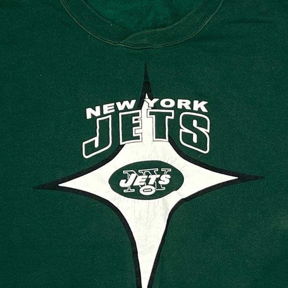 Vintage New York Jets 1990s NFL Football Pullover Jumper 90s Sweatshirt - Picture 2 of 5